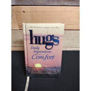 Hugs: Daily Inspirations Words of Comfort 365 Devotions to Inspire Hardback Book